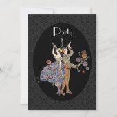 WW1  Kunst Deco Partij Gepersonaliseerd Kaart (Voorkant)