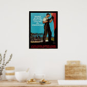  WW1-noodvloot Patriottische scheepsbouwers Poster (Keuken)