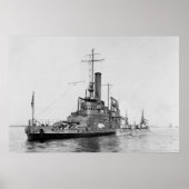 WW1 Onderzeese aanbesteding, 1916 Poster (Voorkant)