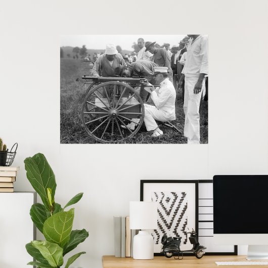 WW1 Pistool machine, 1917 Poster (Thuiskantoor)