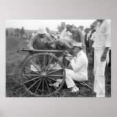 WW1 Pistool machine, 1917 Poster (Voorkant)