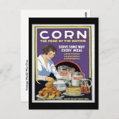 WW1 Poster voor de voedseladministratie Briefkaart (Voorkant / Achterkant)