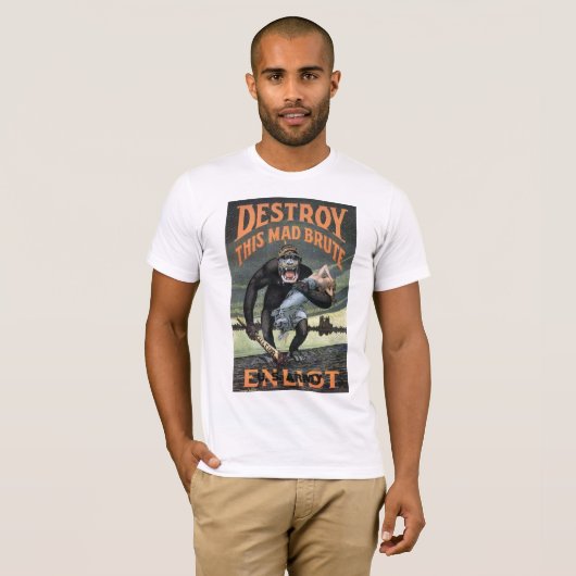 WW1 Propaganda T-shirt (Voorkant volledig)