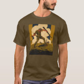 WW1 Soldier Granade  T-shirt (Voorkant)