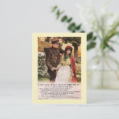 WW1 Songcard Briefkaart (Staand voorkant)