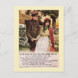 WW1 Songcard Briefkaart