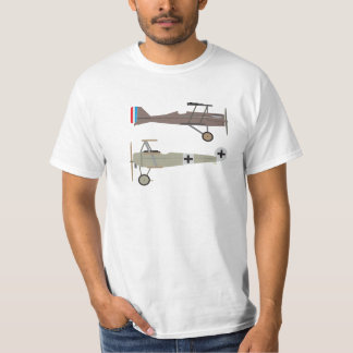 WW1-strijder vliegtuigen - SE5 en Fokker Dr. 1 T-shirt