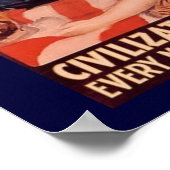 WW1 van Wake Up America  Poster (Hoek)