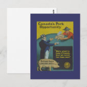 WW1-verzamelaarskaart 1914 CANADA PROPAGANDA Briefkaart (Voorkant / Achterkant)