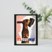 WW1-verzamelaarskaart 1914 CANADA PROPAGANDA Briefkaart (Staand voorkant)