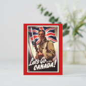 WW1-verzamelaarskaart 1914 CANADA PROPAGANDA Briefkaart (Staand voorkant)