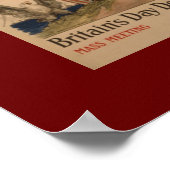 WW1 zij aan zij Brittania Poster (Hoek)