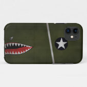 WW2アメリカ陸軍戦闘機迷彩(シャークマウス) Case-Mate iPhone CASE (Achterkant (horizontaal))