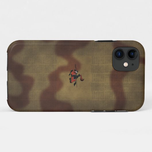 WW2ドイツ軍第505重戦車大隊（ダークイエロー） Case-Mate iPhone CASE (Achterkant (horizontaal))