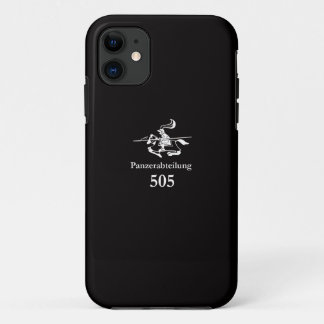 WW2ドイツ軍第505重戦車大隊(ブラック) iPhone 11 HOESJE