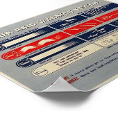 WW2 "Air Raid Warning System" (waarschuwingssystee Poster (Hoek)