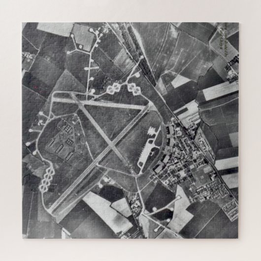 WW2 Airbase Jigzaag, uitdagend Legpuzzel (Horizontaal)