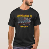 WW2 Amerikaans oorlogsschip T-shirt (Voorkant)