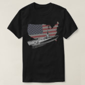 WW2 Amerikaanse USVORMIGE LEIDERS Gato Class Under T-shirt (Design voorkant)