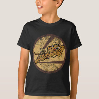 WW2 AVG Tigers Squadron Pilot Flying Patch T-shirt