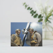 WW2 Aviators voor zeekorps Briefkaart (Staand voorkant)