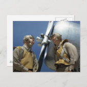 WW2 Aviators voor zeekorps Briefkaart (Voorkant / Achterkant)