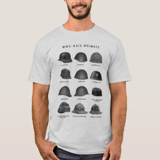 WW2 - Axis Helmets T-shirt