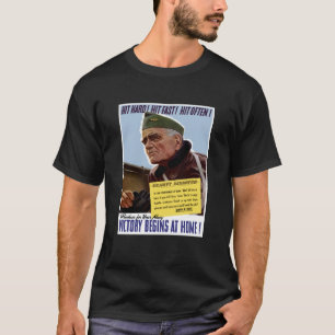 WW2 Bull Halsey Poster T-shirt