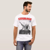 WW2 COURAGE - F6F-3 Hellcat T-shirt (Voorkant volledig)