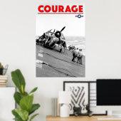 WW2 COURAGE - TBF Avenger Poster (Thuiskantoor)