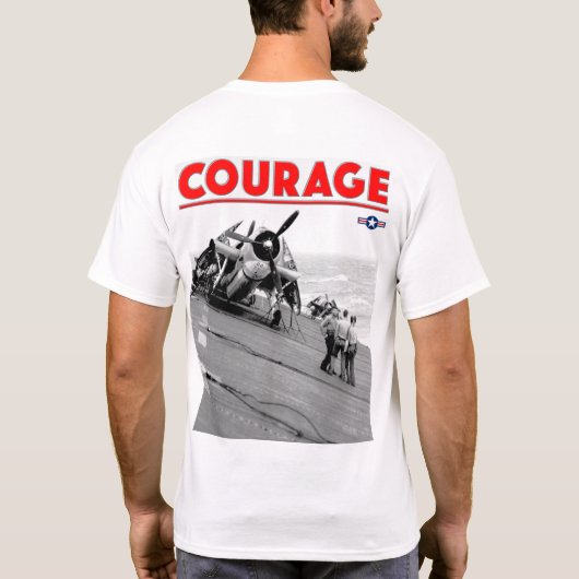 WW2 COURAGE - TBF Avenger T-shirt (Achterkant)