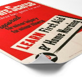 WW2- "Docotors zijn Scarce"-Poster Poster (Hoek)