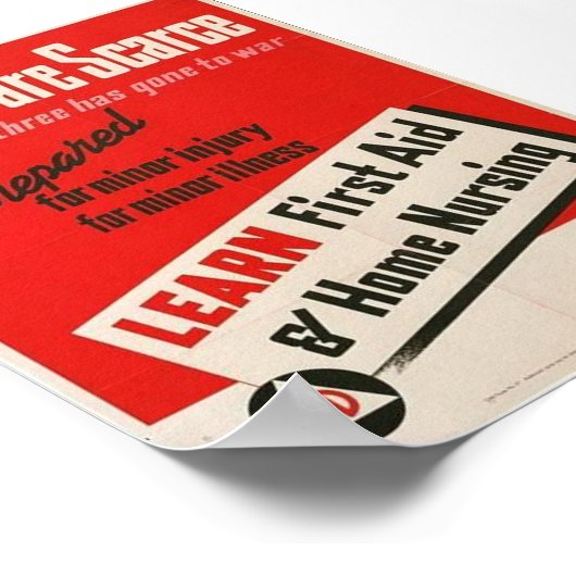 WW2- "Docotors zijn Scarce"-Poster Poster (Hoek)