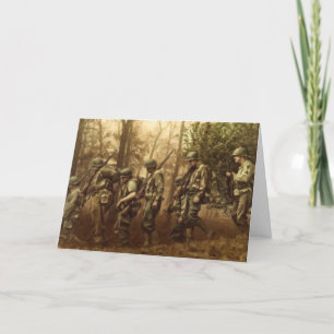 WW2 Geallieerde strijdkrachten Feestdagen Kaart