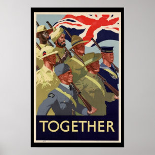 WW2 Gemenebest samen Poster