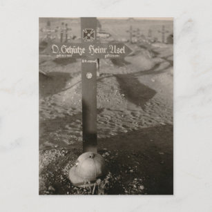  WW2 Gestallen Soldaat Grave Briefkaart