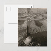  WW2 Gestallen Soldaat Grave Briefkaart (Voorkant / Achterkant)