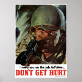 WW2 — Haal geen Hurt Poster (Voorkant)