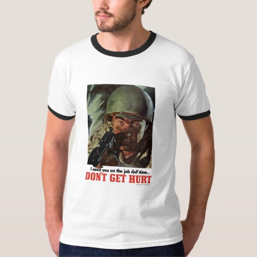 WW2 — Haal geen Hurt T-shirt (Voorkant)