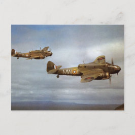 WW2 Historische vliegtuigen in de vlucht Briefkaart