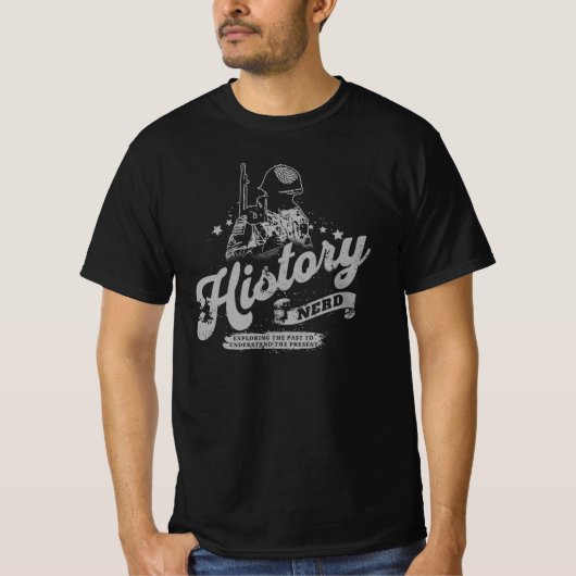 WW2 History Nerd T-shirt (Voorkant)