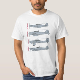 WW2 Iconic Planes  T-shirt