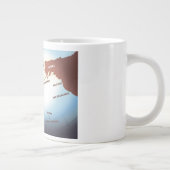 WW2-kaart voor Midway Island Grote Koffiekop (Rechts)