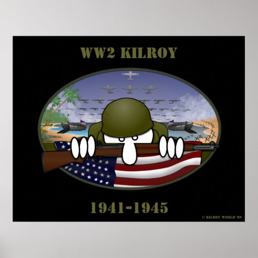 WW2 Kilroy Poster (Voorkant)