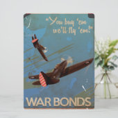 WW2 Klassieke reisposter Kaart (Staand voorkant)