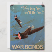  WW2 Klassieke reisposter Kaart (Voorkant)