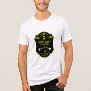 WW2 Loopgraaf Battlefield Metaaldetector Tri-Blend Shirt