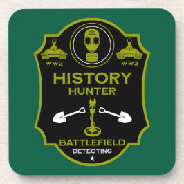 WW2 Loopgraaf Battlefield Metaaldetectorist Bier Onderzetter
