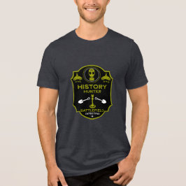 WW2 Loopgraaf Battlefield Metaaldetectorist Tri-Blend Shirt