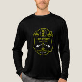 WW2 Loopgraven Battlefield Metaaldetectorist Tri-Blend Shirt (Voorkant volledig)